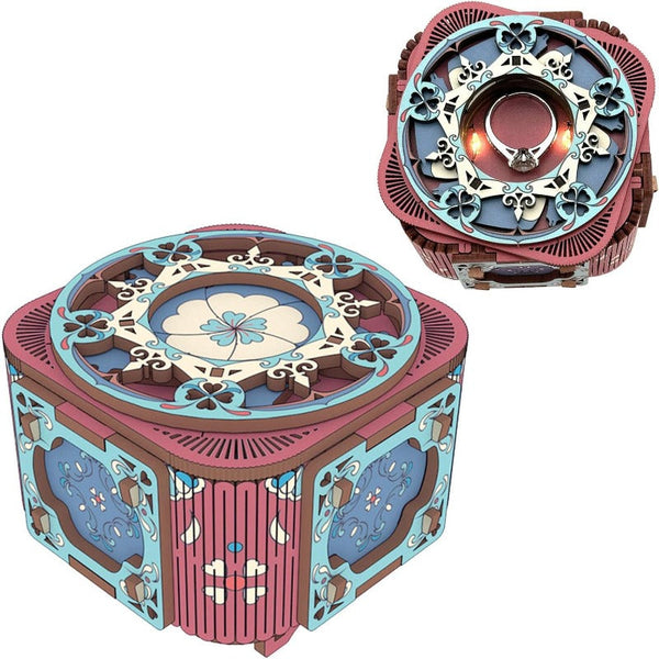 3D Wooden Puzzle Music Box