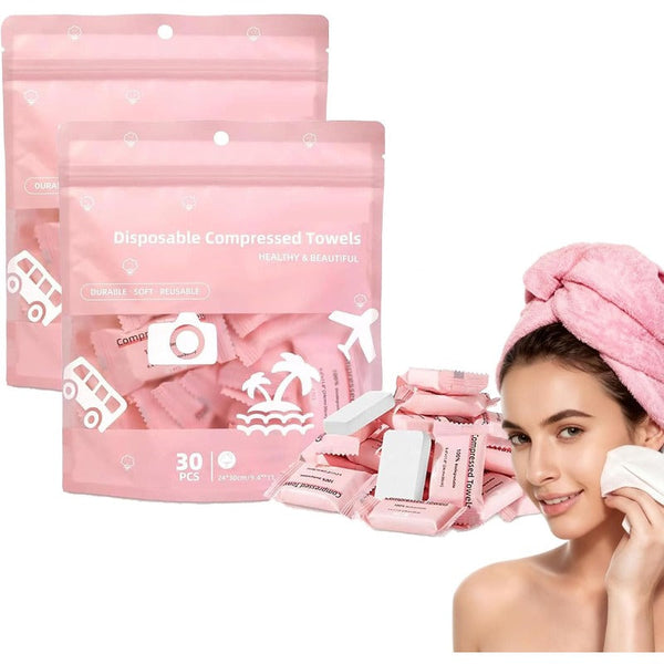 Compressed Cotton Towels