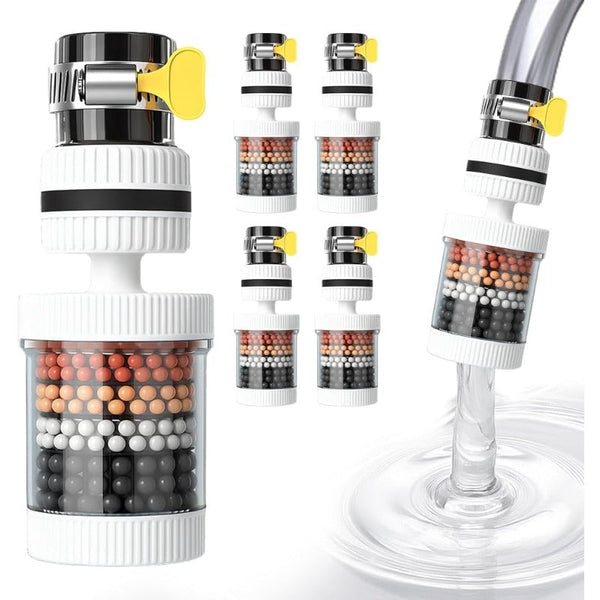 Multi-Stage Faucet Water Purifier – 6-Layer Tap Filter with Easy Install