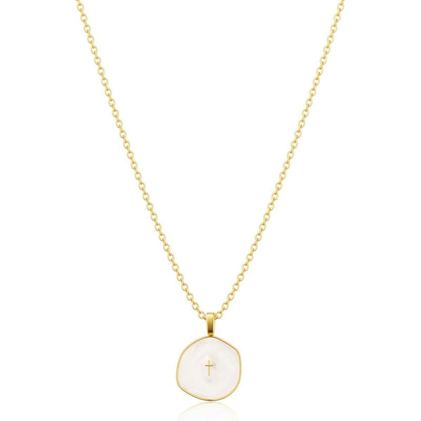 Gold Cross Pendant Necklace