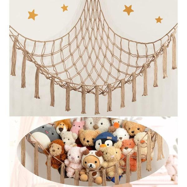 Macrame Plush Toy Hammock